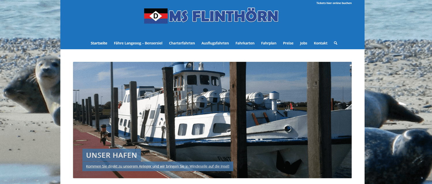 MS Flinthörn - Reederei Damwerth
